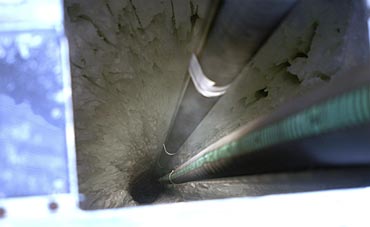 Photo of drilling shaft