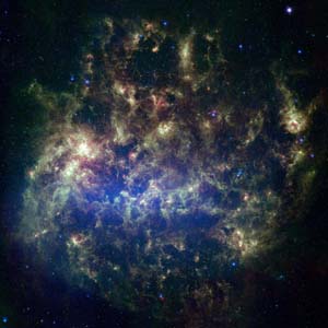 Composite images of the Large Magellanic Cloud