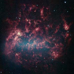 Composite images of the Large Magellanic Cloud