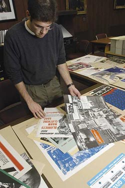 Suri at the Wisconsin State Historical Society library.