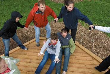 Eric Knueve during a training session