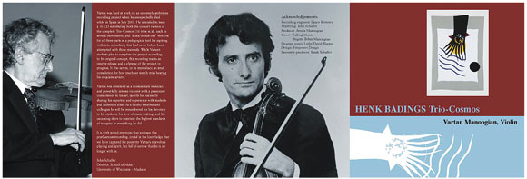 cover at for Trio Cosmos CD