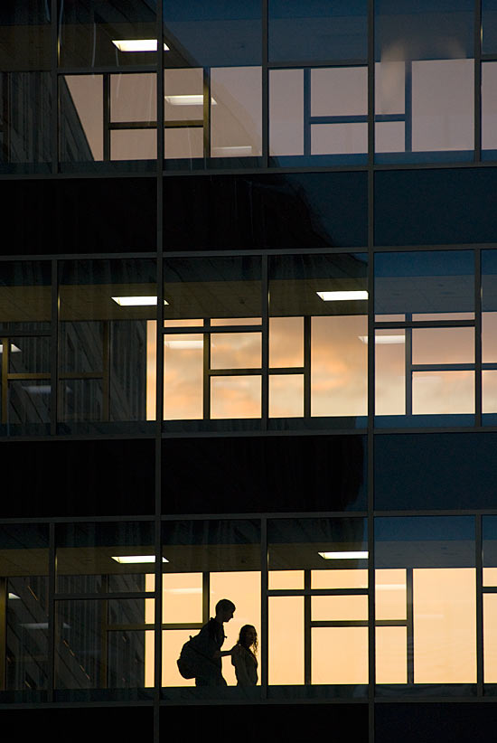 Photo of Ogg Hall walkway