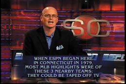 Photo of Van Pelt in ESPN Sportcenter studio