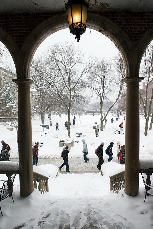 Photo of Library Mall from University Club