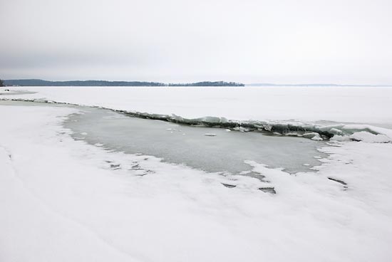 Photo of ice quake