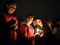 Photo from candlelight vigil
