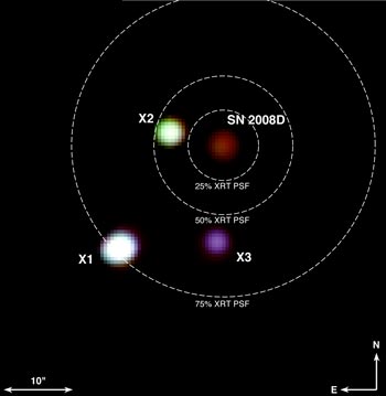 Image showing birth of a supernova