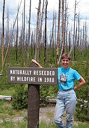 Photo of Turner at Yellowstone National Park