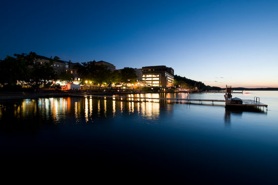 Photo of sunset from Terrace piers
