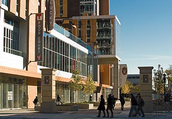 student services tower.