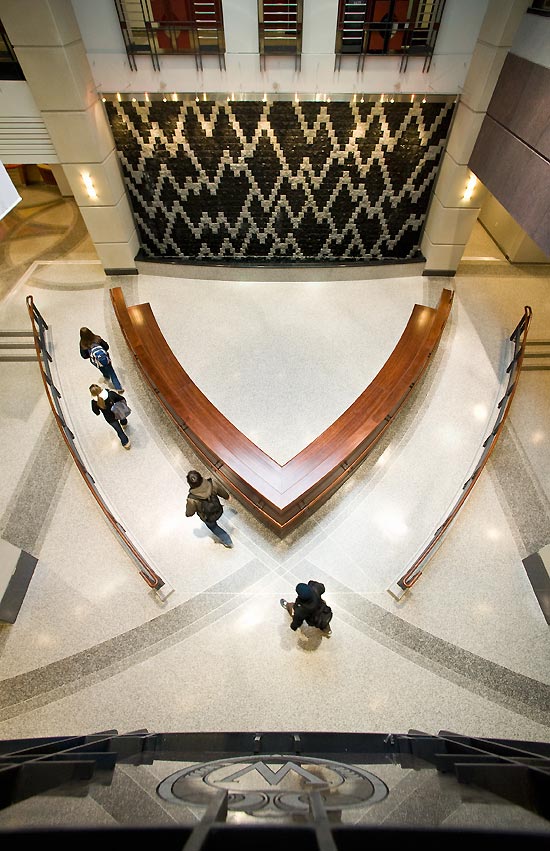 Photo of Grainger Hall east wing interior