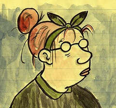 Graphic: Lynda Barry self-portrait