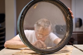 Photo: Telescope cleaning