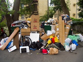 Photo: Discarded items