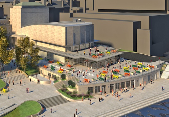 Architect&rsquo;s rendering of Memorial Union