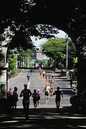 Photo: Ironman runners