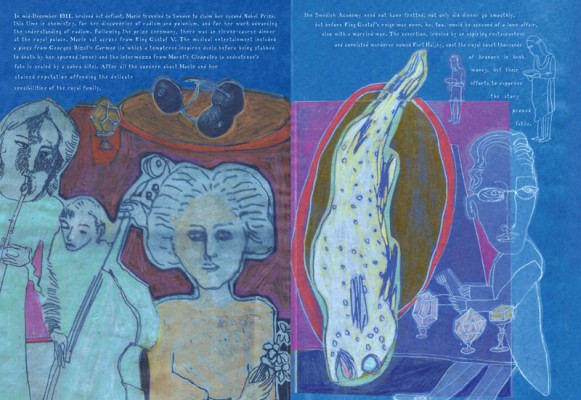 Image: pages from book "Radioactive"