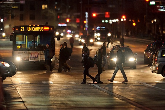 Photo: University Avenue at rush hour