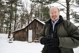 Photo: Stan Temple at Aldo Leopold Shack