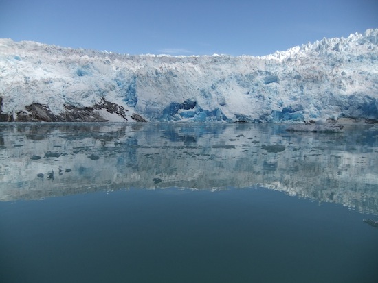 Photo: melting ice sheet in Greenland