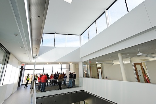 Photo: interior of Wisconsin Energy Institute