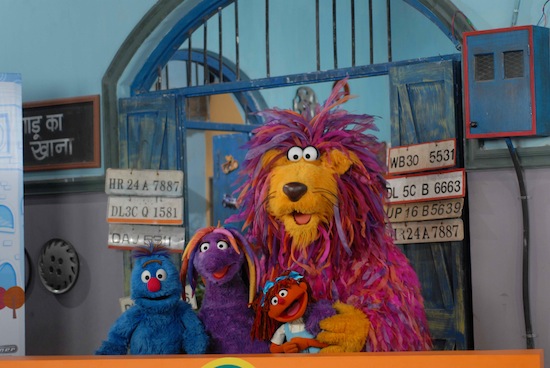 Photo: Indian Sesame Street characters