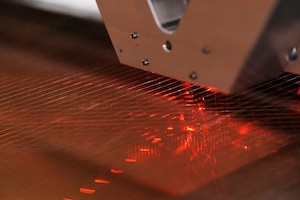 Photo: closeup of laser and screen