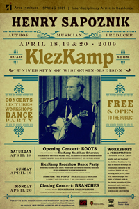 KlezKamp poster.