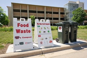 Photo: Compost drop-off site