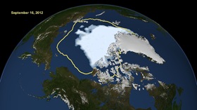 Photo: Arctic ice cap