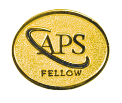 Photo: APS Fellows pin