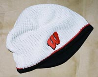 Photo of the white stocking UW hat believed to be worn by the person responsible for stabbing Joel Marino.