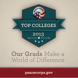 Logo: Peace Corps top colleges