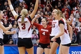 Volleyball victory