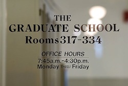 Graduate School door