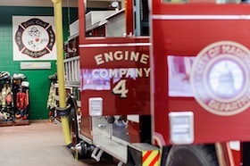 Fire Station #4 engine 