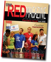 Cover of first issue of Red Magazine