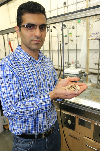 Photo: Alireza Rahimi, a post-doctoral researcher and first author of the Nature paper